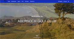 Desktop Screenshot of abersochgolf.co.uk