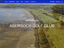 Tablet Screenshot of abersochgolf.co.uk